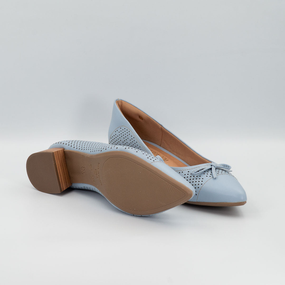 Alecrim pumps - bottom sole view vegetal capri Terraloom