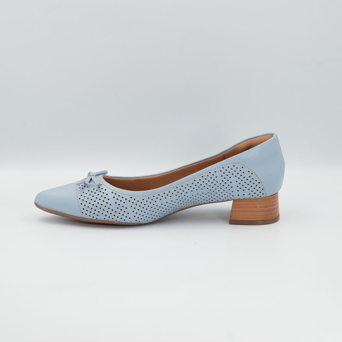 Terraloom Alecrim vegetal capri pumps - left side profile view