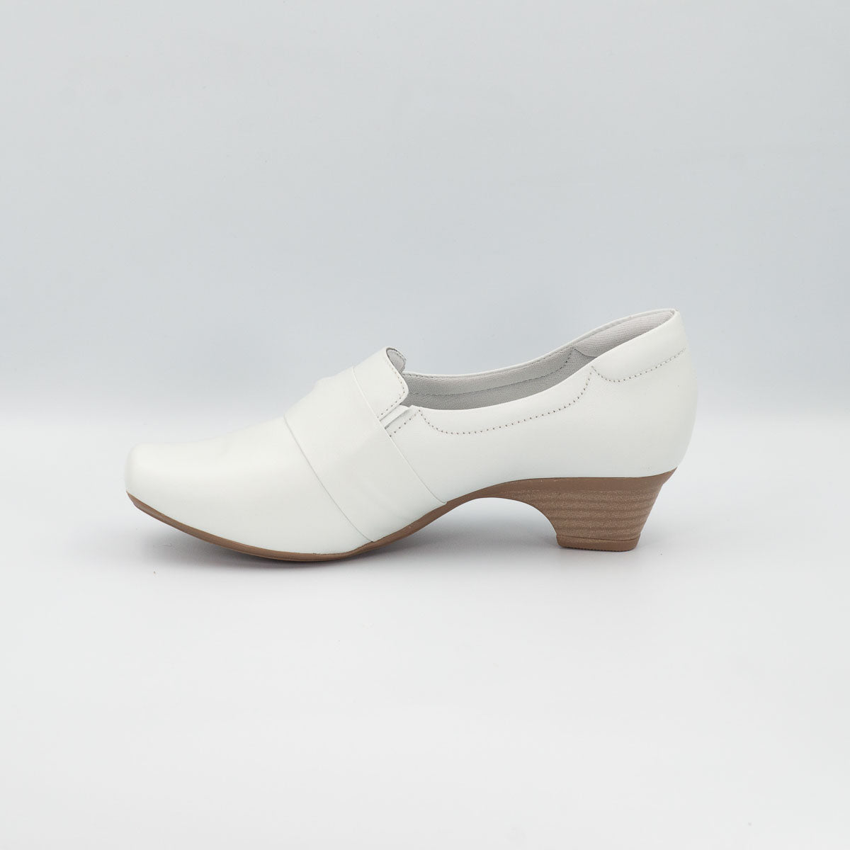 Terraloom Andiroba vegetal off-white shoes - left side profile view