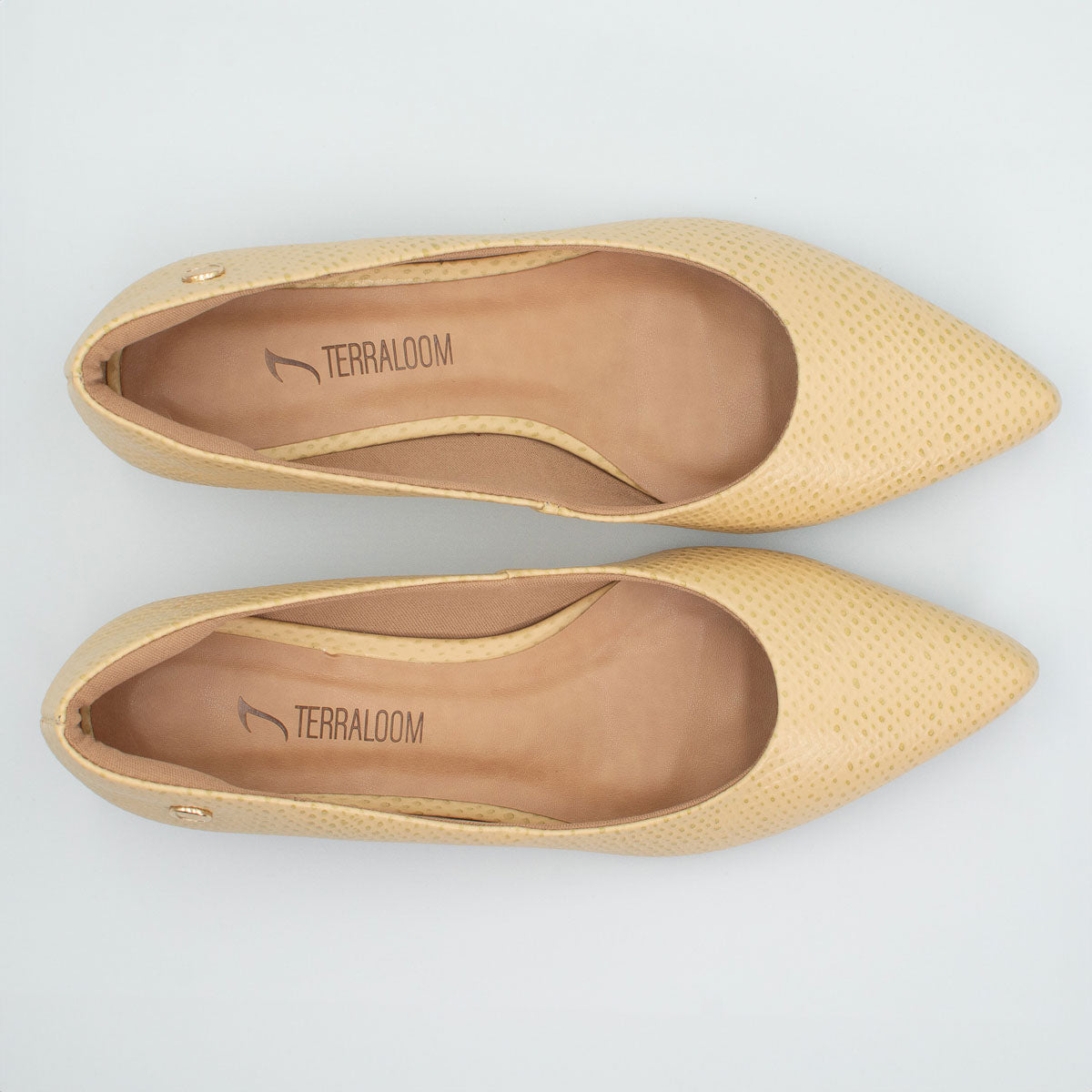 Orégano pumps - top view scale uvaia Terraloom