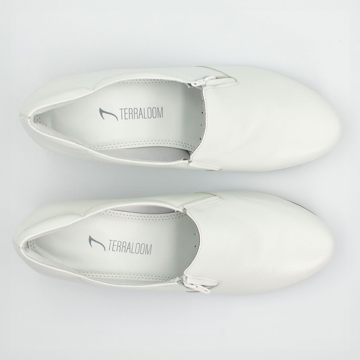 Copaíba shoes - top view white Terraloom