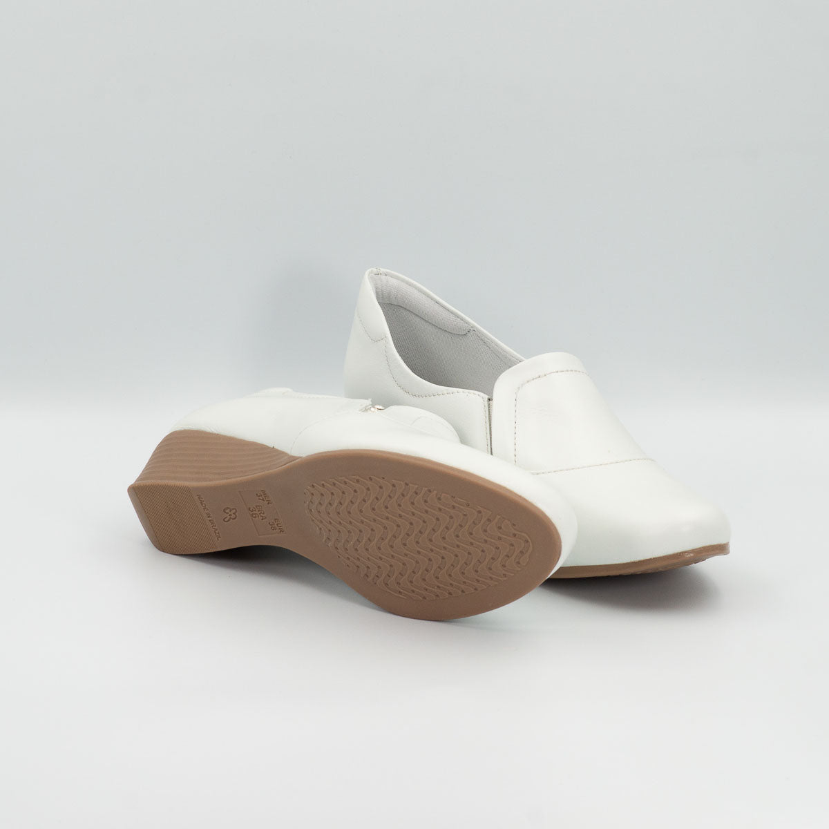 Castanheira shoes - bottom sole view white Terraloom