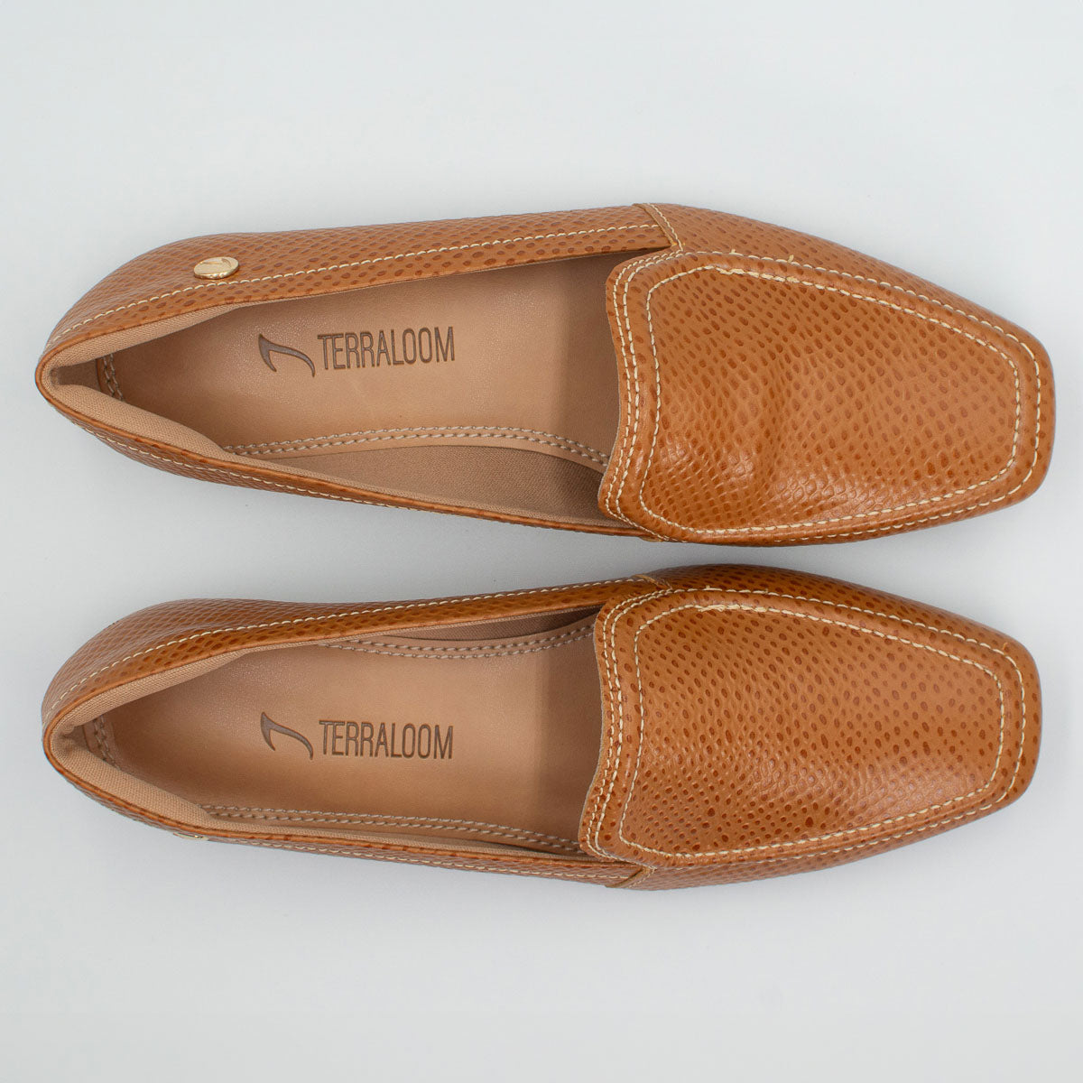 Graviola loafers - top view scale whiskey Terraloom