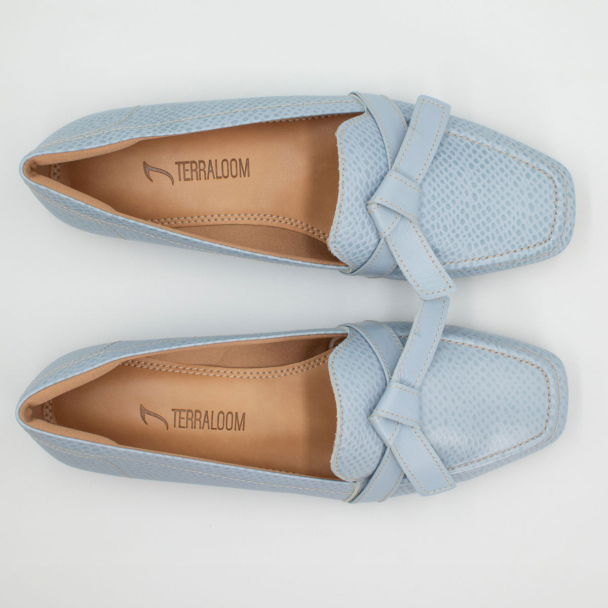 Caju loafers - top view scale capri Terraloom