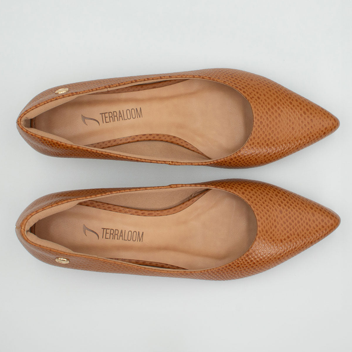 Orégano pumps - top view scale whiskey Terraloom