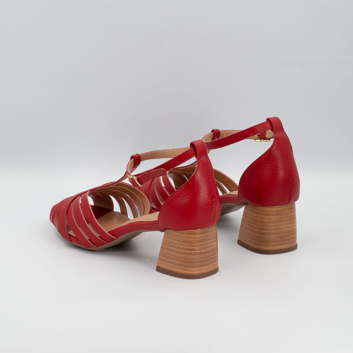 Girassol T-bar sandals - three-quarter angle view comfortable