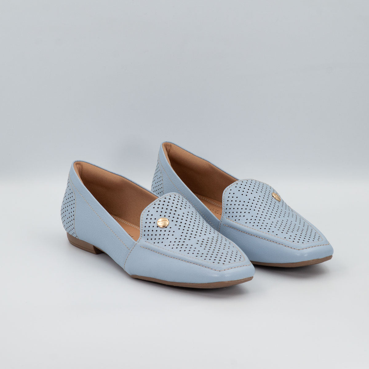 Comfortable Terraloom Goiaba floater capri cut out flat loafers - pair view