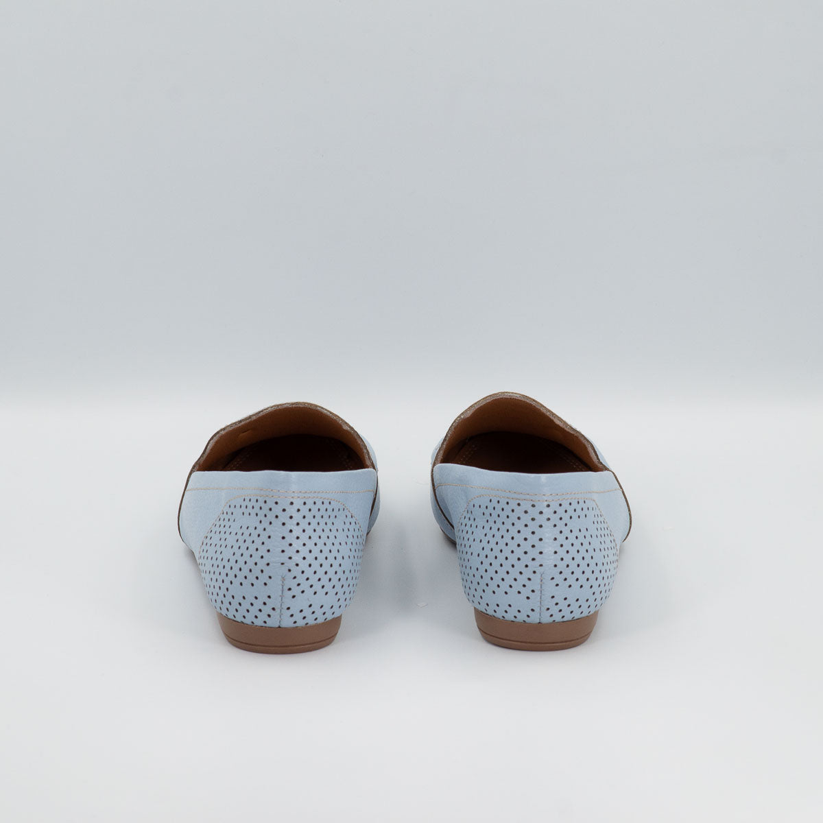 Terraloom Goiaba loafers - back view flat heel