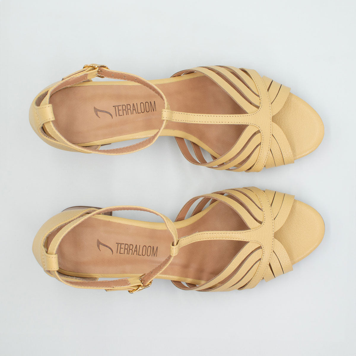 Girassol sandals - top view floater uvaia Terraloom