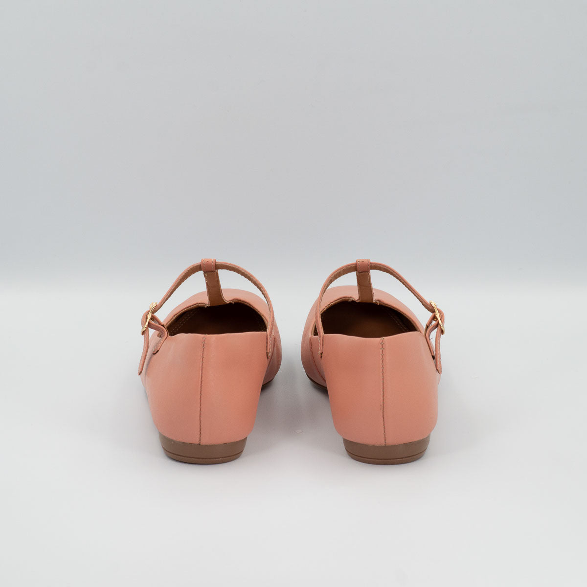 Terraloom Jabuticaba flats - back view vegetal peach comfortable