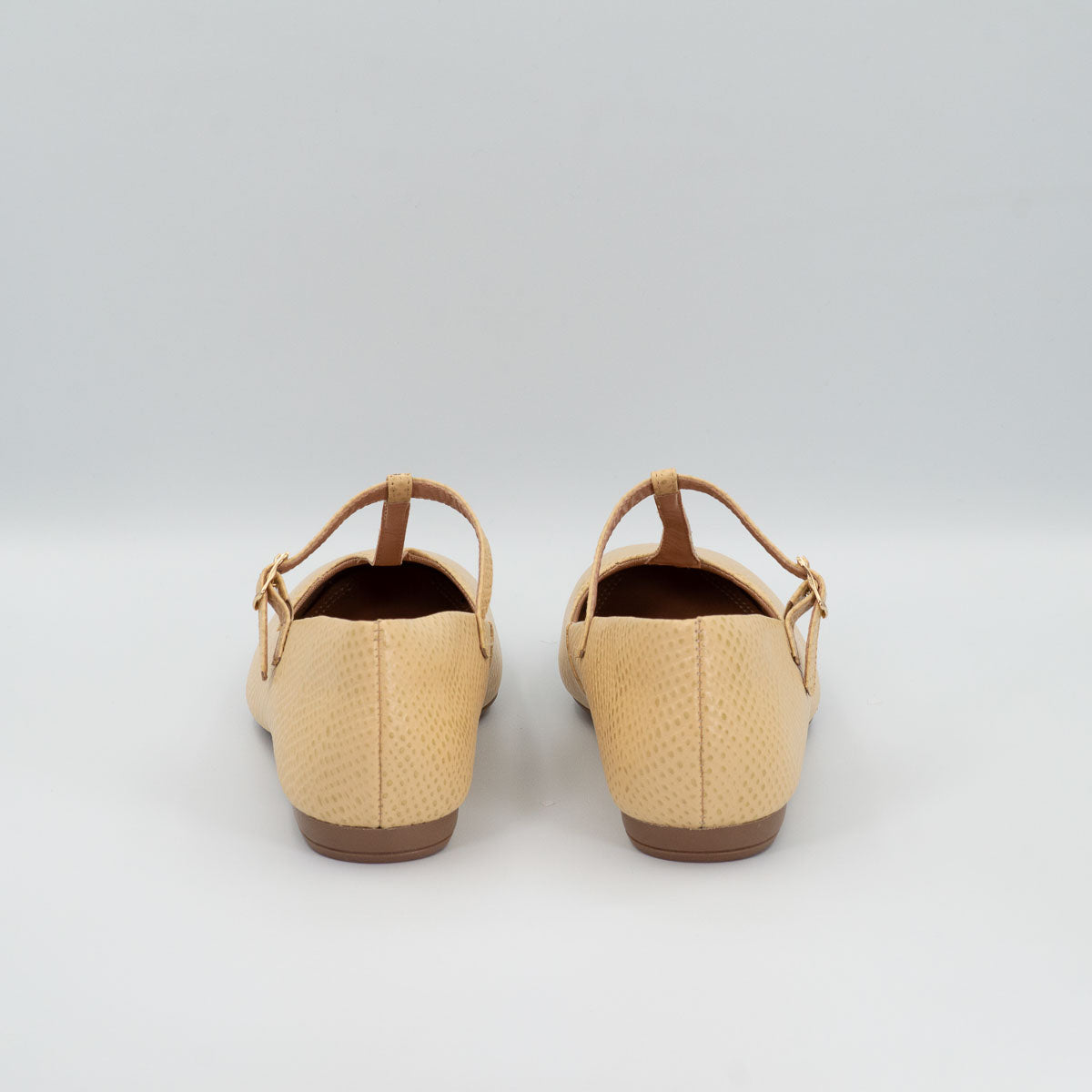 Terraloom Jabuticaba flats - back view flat heel