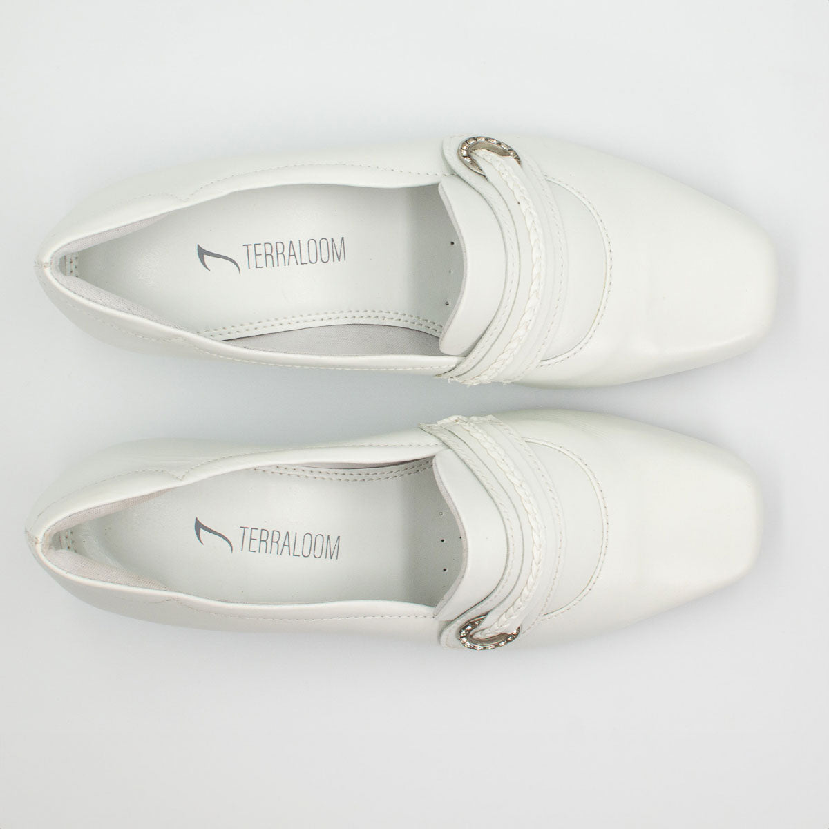 Sapucaia shoes - top view vegetal off-white Terraloom