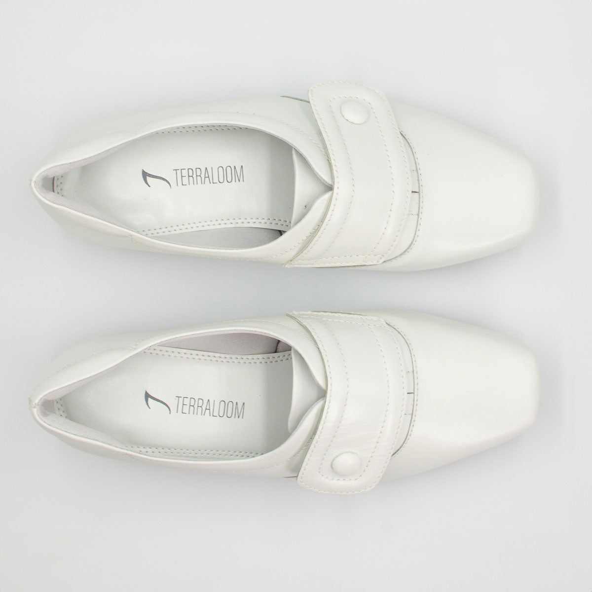 Peroba shoes - top view vegetal off-white Terraloom