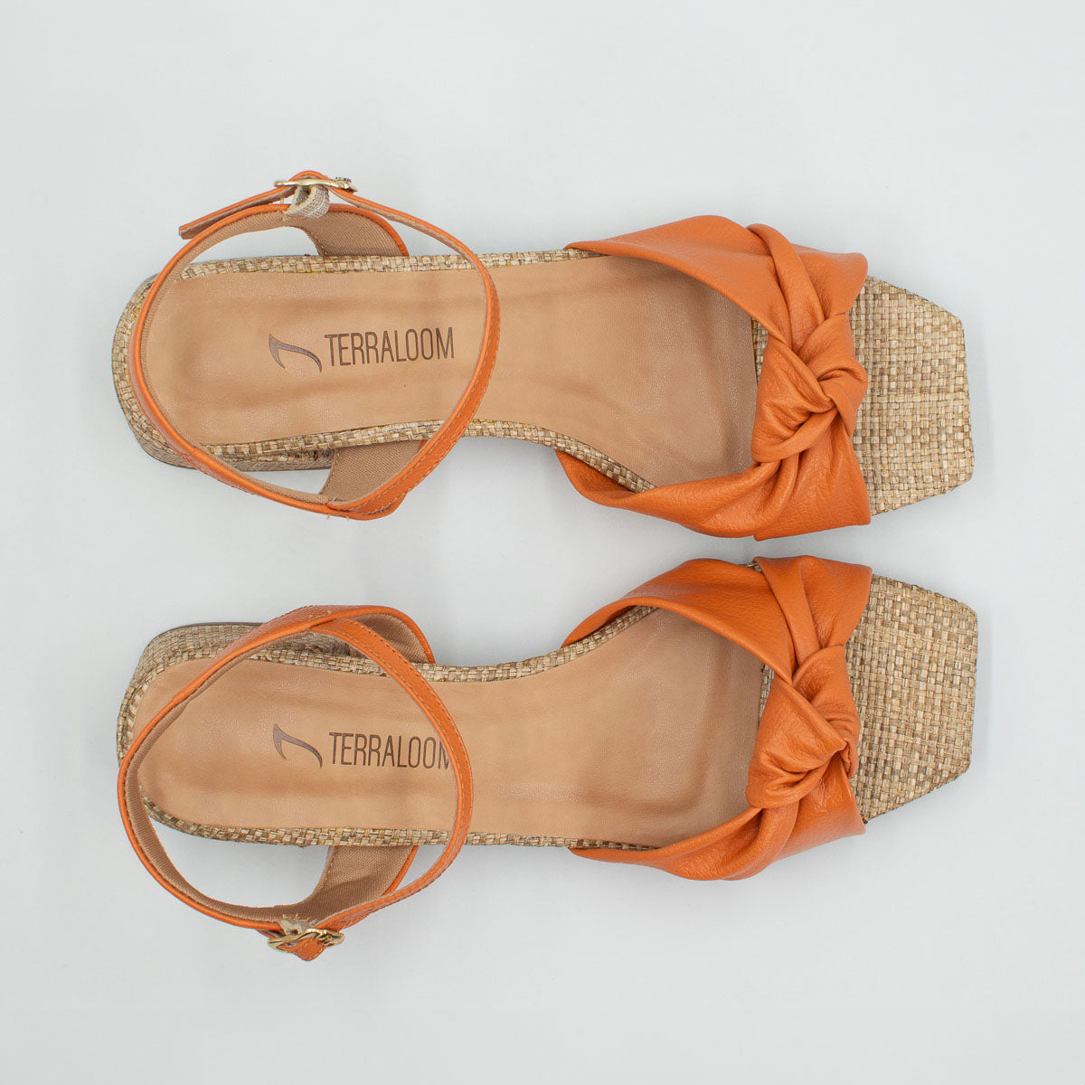 Lírio sandals - top view floater carrot Terraloom