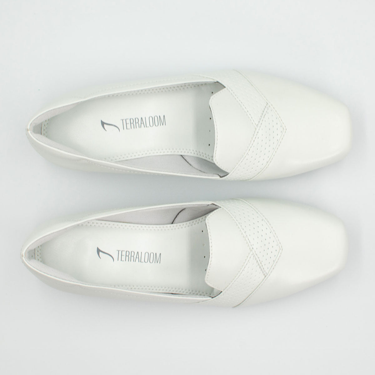 Araucária shoes - top view white Terraloom