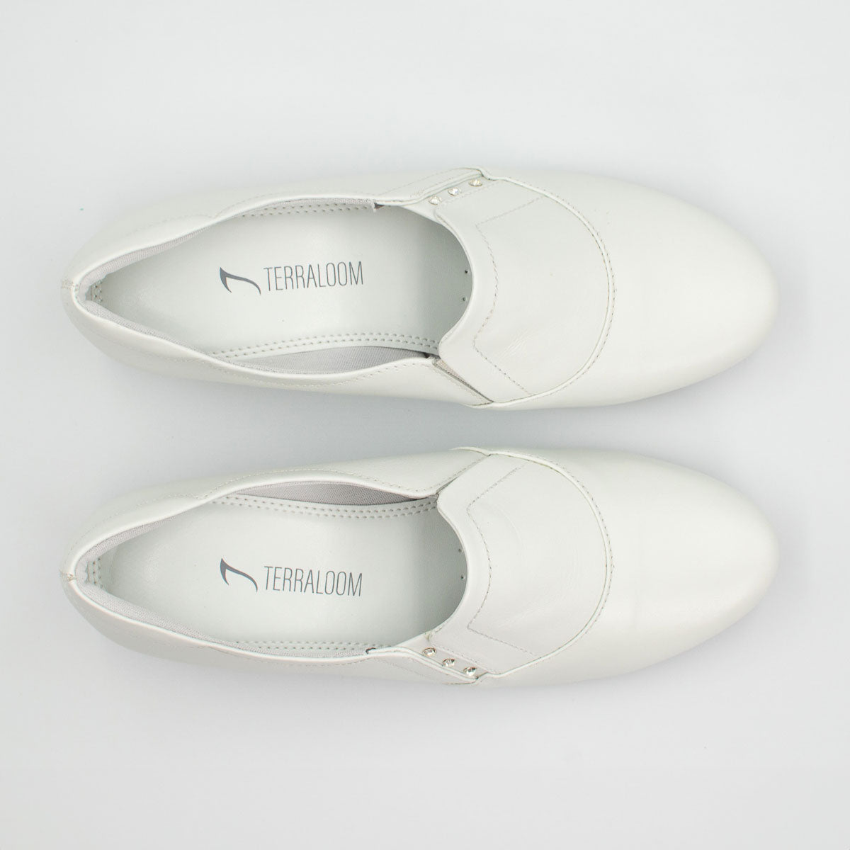 Castanheira shoes - top view white Terraloom