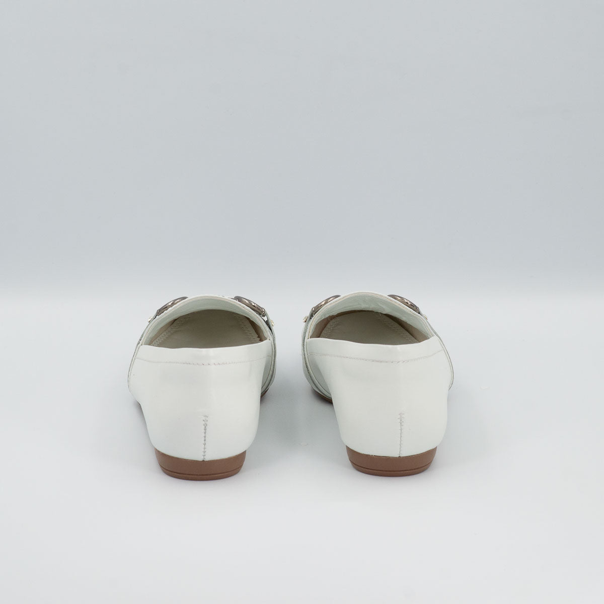 Terraloom Mogno shoes - back view flat heel