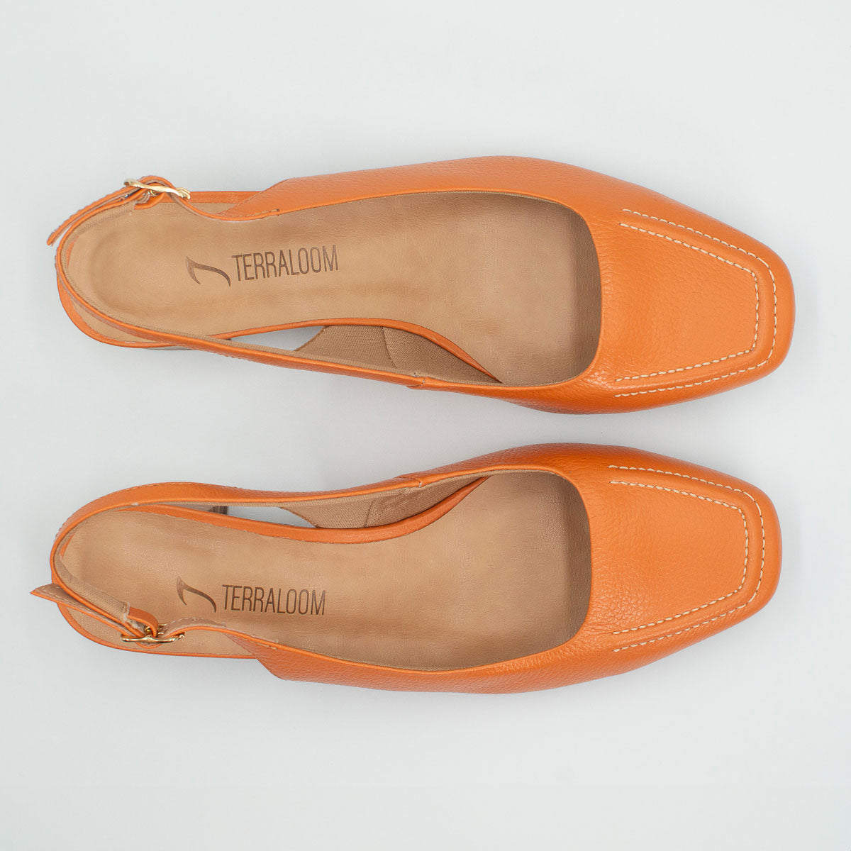 Manjerona pumps - top view floater carrot Terraloom