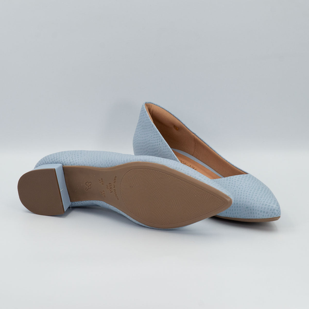 Orégano pumps - bottom sole view scale capri Terraloom