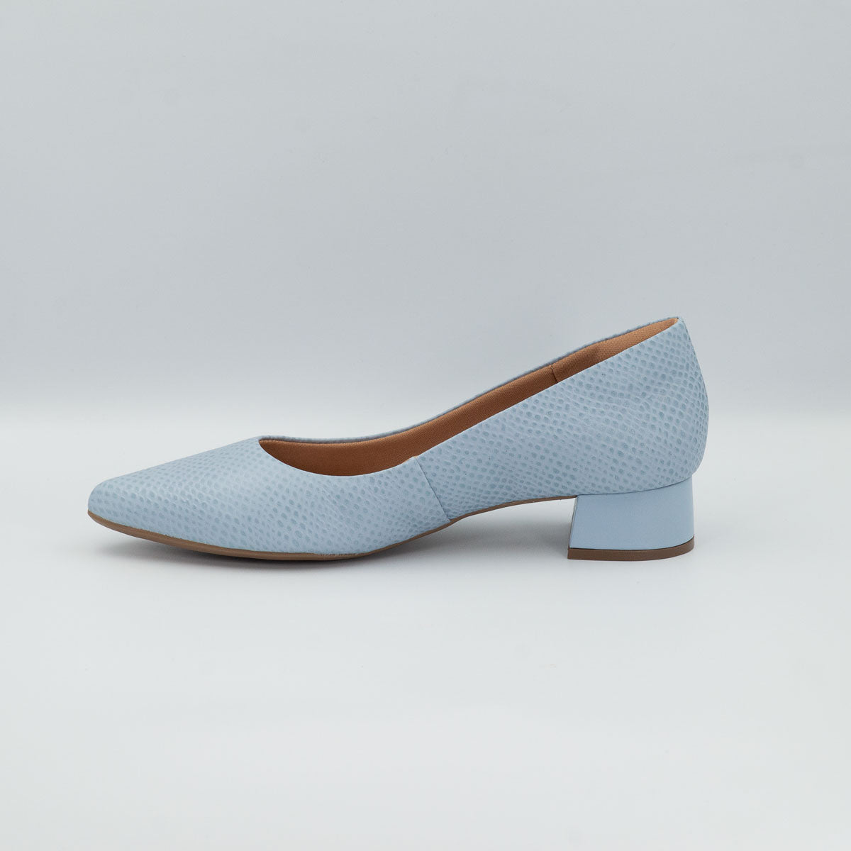 Terraloom Orégano scale capri pumps - left side profile view