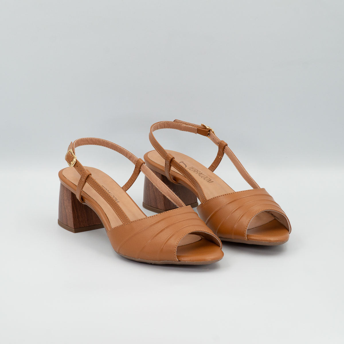 Terraloom Orquídea sandals in vegetal whiskey - pair view alternative colour