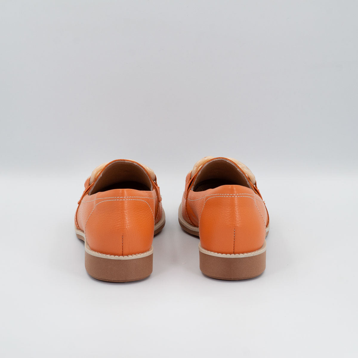 Terraloom Pitanga loafers - back view floater carrot comfortable