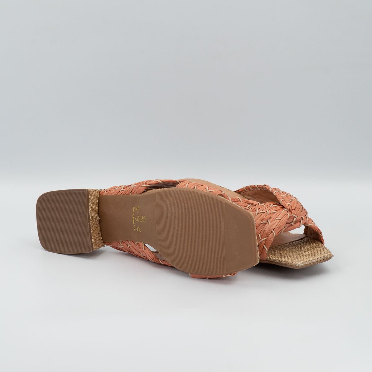Terraloom Rosa braided sandals - sole view