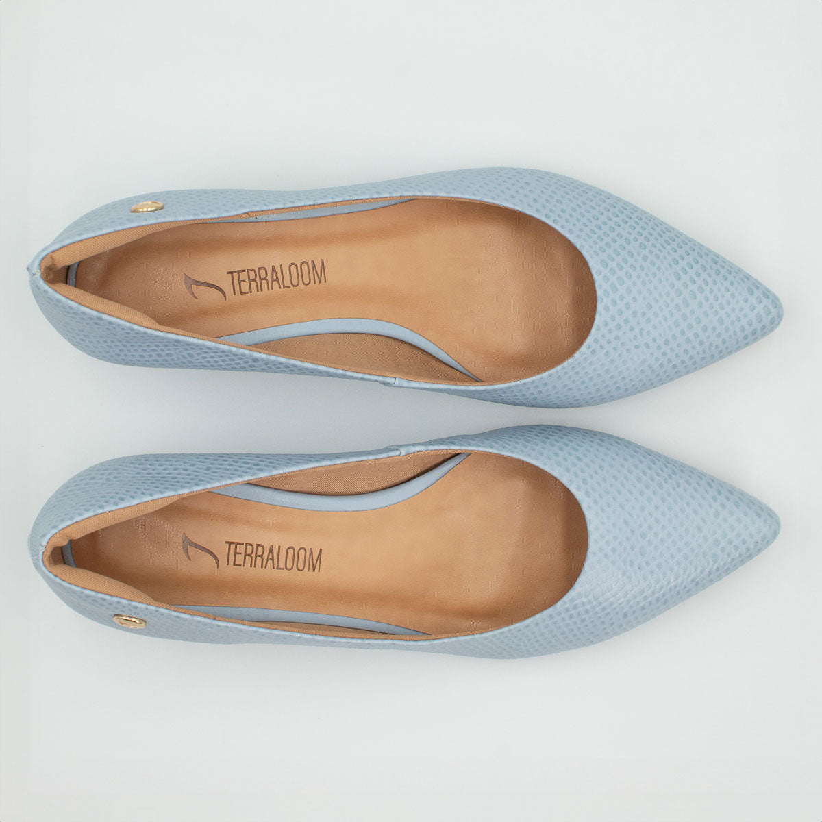 Orégano pumps - top view scale capri Terraloom