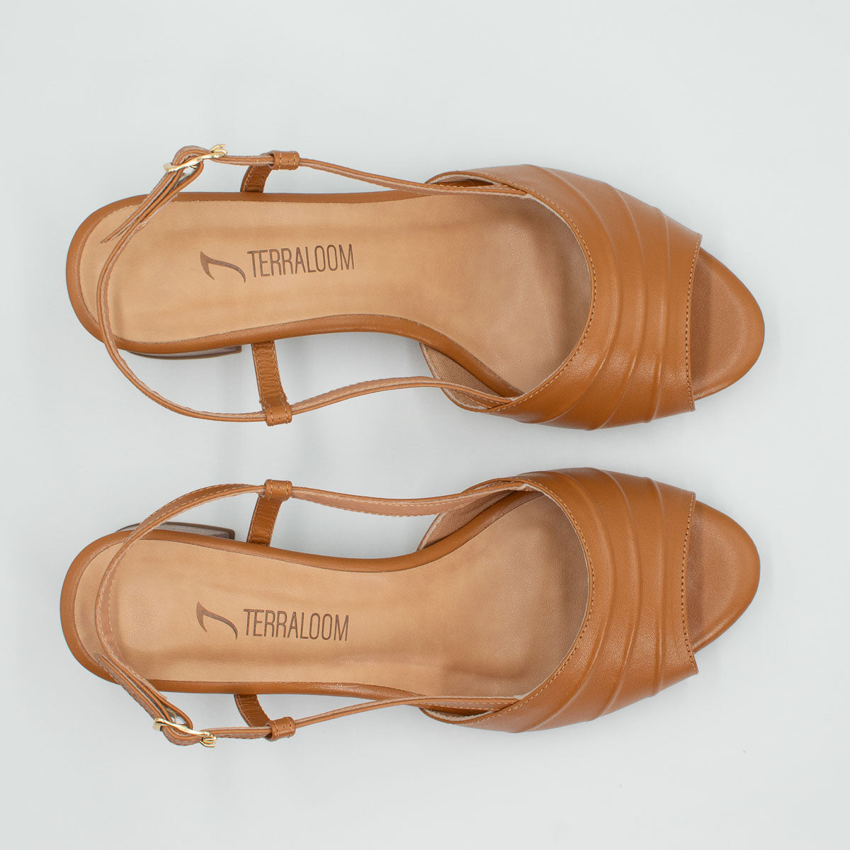 Orquídea sandals - top view vegetal whiskey Terraloom