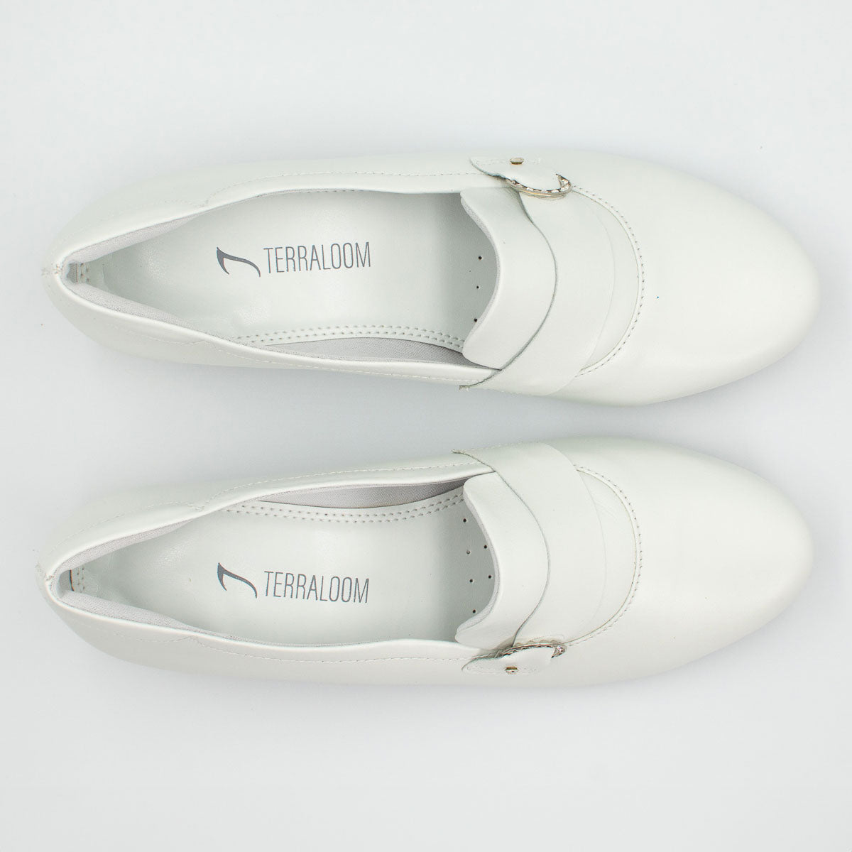 Seringueira shoes - top view white Terraloom